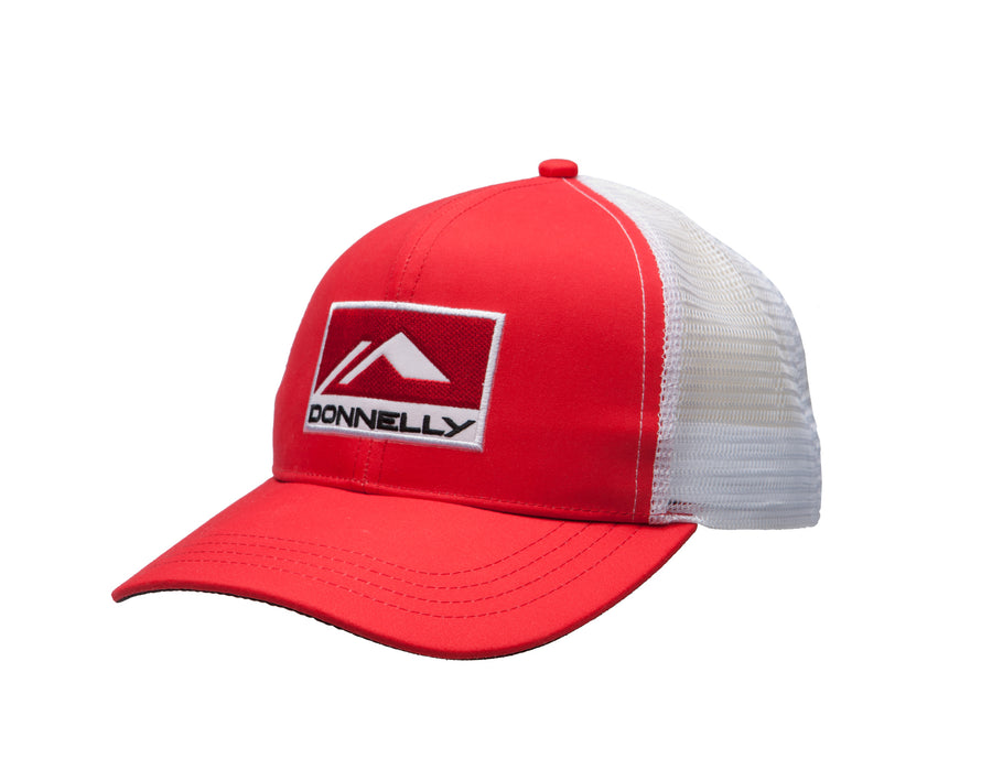 Donnelly Trucker Hat - Curved Bill, Red