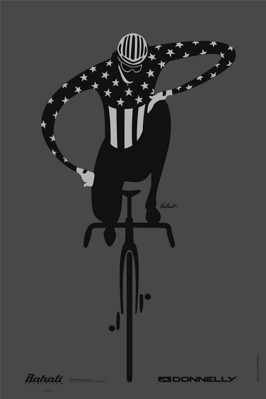 Bahati Donnelly Cycling Equality Poster