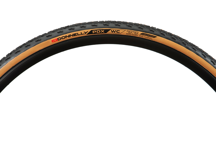 PDX WC 700 x 33 - Tubeless Ready Clincher - Tan Sidewall