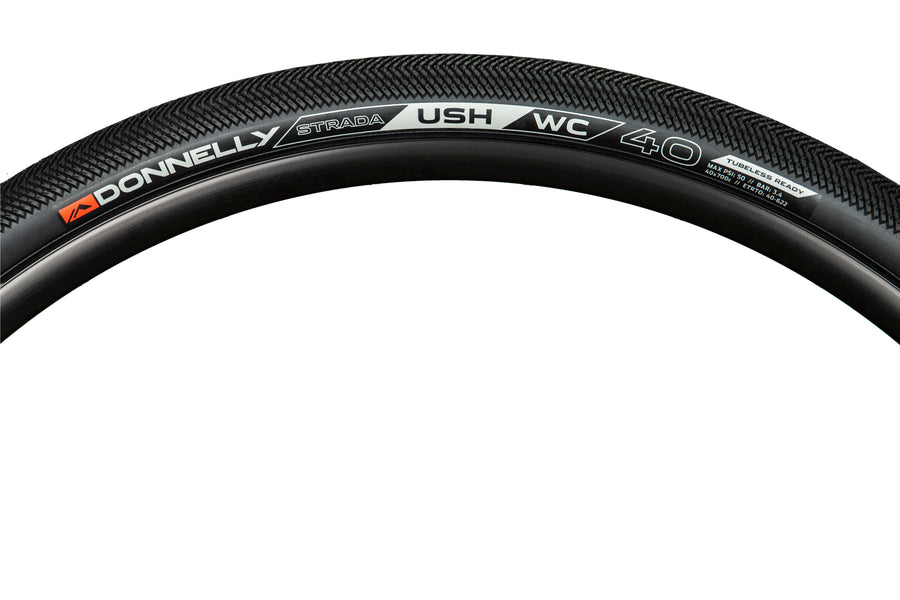 Strada USH WC 700 x 40 - Tubeless Ready Clincher - Black Sidewall