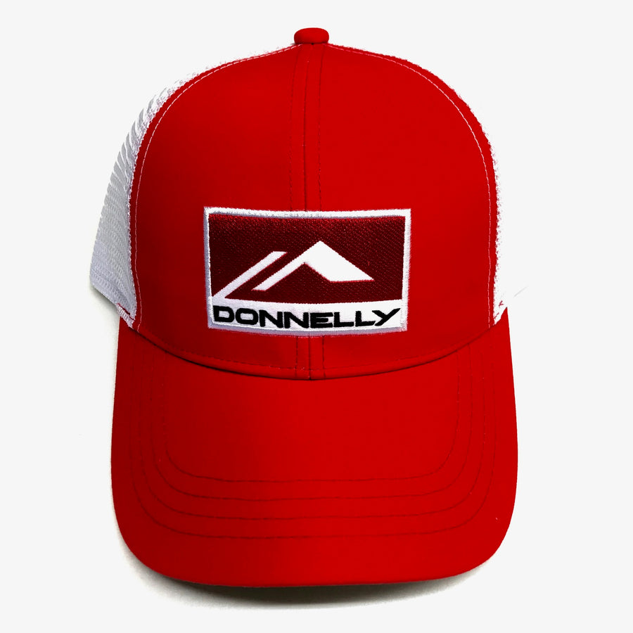 Donnelly Trucker Hat - Curved Bill, Red