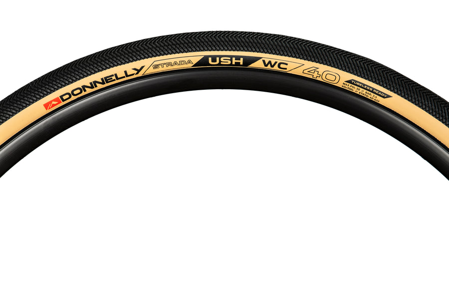 Strada USH WC 700 x 40 - Tubeless Ready Clincher - Tan Sidewall